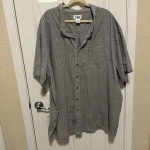 Men’s Harbor Bay Big and Tall Short Sleeve Button Up